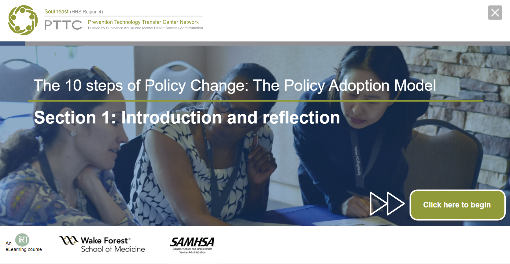 The 10 Steps of Policy Change